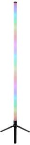 Mömax Stoječa Led-svetilka Farbi, Črna, Opal, Ca. 37/113 Cm