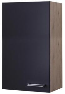 FlexWell Kuhinjska Zgornja Omarica Milano, Antracit, Hrast, Š. 50