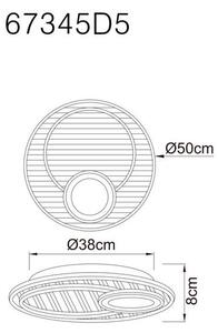 STROPNA LED-SVETILKA WOODY 3000 K 230 V