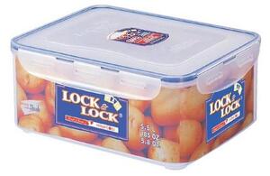 Posoda za hrano LOCK 5,5 l modra/prozorna