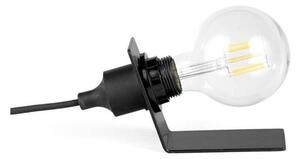 ONLI - Namizna svetilka WIRE 1xE27/15W/230V 10 cm črna