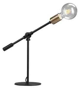ONLI - Namizna svetilka ASTE 1xE27/15W/230V 45 cm črna/zlata
