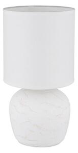 Globo 21739W - Namizna svetilka MARBLE 1xE14/40W/230V bela