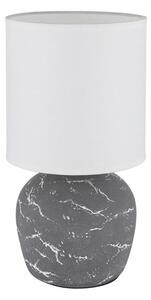Globo 21739G - Namizna svetilka MARBLE 1xE14/40W/230V siva