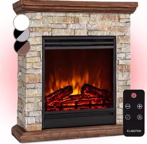 Klarstein Etna, električni kamin, 1800 W, tedenski časovnik, daljinski upravljalnik, LED-osvetlitev