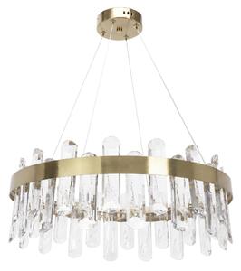 LED kristalna viseča svetilka SWE074-1CP 50cm Brushed Gold