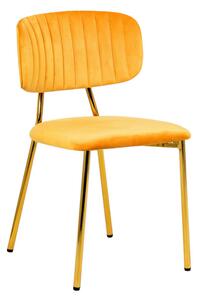 SET STOLOV, tekstil oranžna