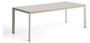 Vrtna miza s kamnito mizno ploščo 100x220 cm Anafi – Kave Home