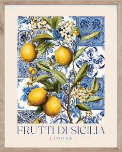 Tiskana slika z okvirjem 40x50 cm Sicilia – Styler