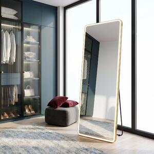 Ogledalo LED Classico 60x170cm Brush Gold