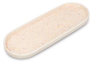 Servirni porcelanast pladenj 10x28,5 cm Fika – ONA