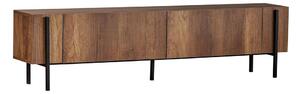 TV omarica v orehovem dekorju v temni naravni barvi 180x45x30 cm Nexus – Kalune Design