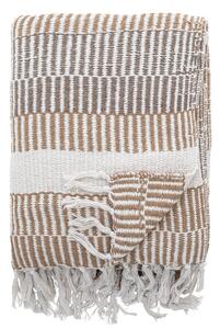 Odeja iz recikliranega bombaža v naravni barvi 130x160 cm Isnel – Bloomingville