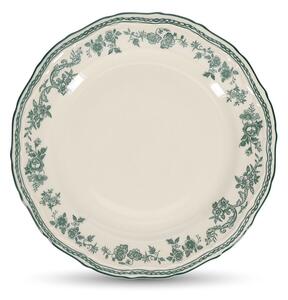 Zelen/slonokoščen desertni porcelanast krožnik ø 21,5 cm Cyril – S|P Collection