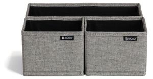 Tekstilni organizatorji za predal v kompletu 3 ks Soft Storage – Bigso
