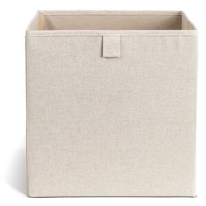 Bež tekstilna škatla za shranjevanje 32x31,5x31,5 cm Soft Storage Cube – Bigso