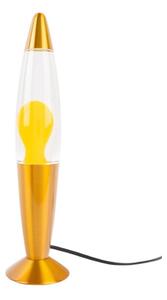 Rumena steklena lava svetilka (višina 35,5 cm) Funky Rocket Lava – Leitmotiv