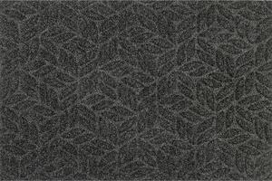 PREDPRAŽNIK Dune Leaves dark grey 60/90 cm reliefno temno siva