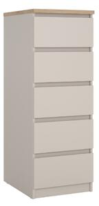 Kremno bela komoda 40x111x50 cm Naia – Tvilum