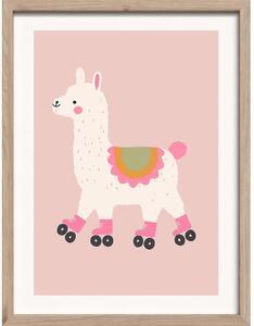 Otroška slika 30x40 cm Roller Llama – Styler