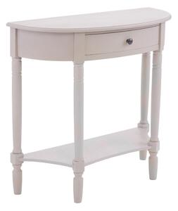 Siva stranska mizica iz masivnega bora 33x81 cm Heritage – Premier Housewares