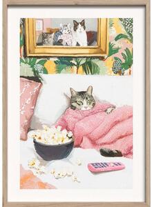 Tiskana slika z okvirjem 50x70 cm Friday Evening – Styler