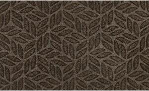 PREDPRAŽNIK Dune Leaves dark brown 45/75 cm reliefno temno rjava