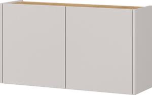 Kremno bela stenska omarica v hrastovem dekorju 93x52x29 cm Libbiano – Germania