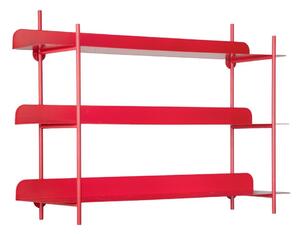 Rdeča večnivojska kovinska polica 60 cm Cool Retro – PT LIVING