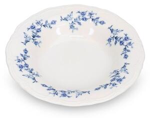 Bel/moder jušni porcelanast krožnik ø 23,5 cm Retro – BonBistro
