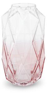Rožnata steklena vaza (višina 28 cm) Brice – Premier Housewares