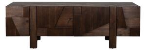 TV omarica iz masivnega lesa v temni naravni barvi 188x60x45 cm Bruneau – Dutchbone