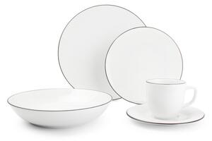 Porcelanast jedilni servis 20 ks za 4 osebe Puro – Salt&Pepper