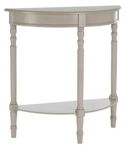 Siva stranska mizica iz masivnega bora 30x80 cm Heritage – Premier Housewares