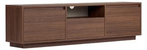 TV omarica v orehovem dekorju v temni naravni barvi 160x42x30 cm Sentinel – Kalune Design