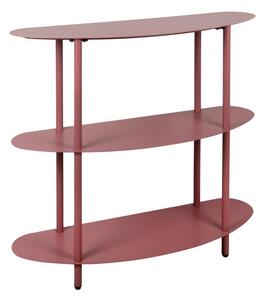 Bordo rdeč kovinski regal 90x82x28 cm Riqueza – Leitmotiv