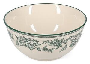 Zelena/slonokoščena porcelanasta skledica Cyril – S|P Collection