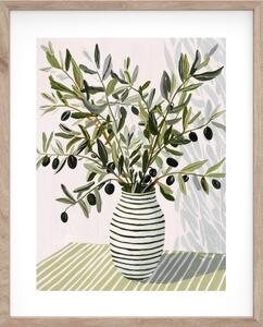Tiskana slika z okvirjem 40x50 cm Olive Bunch II – Styler