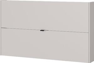 Kremno bela preklopna/stenska omarica za čevlje v hrastovem dekorju 140x83x18 cm Ameca – Germania