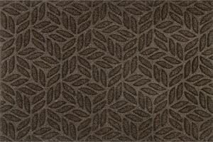 PREDPRAŽNIK Dune Leaves dark brown 60/90 cm reliefno temno rjava