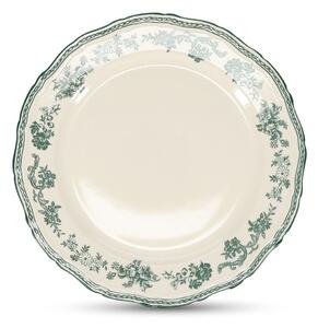 Zelen/slonokoščen porcelanast krožnik ø 27 cm Cyril – S|P Collection