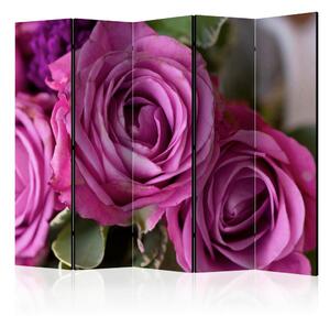 PARAVAN 225/172/3 cm zelena, magenta