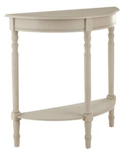 Bež stranska mizica iz masivnega bora 30x80 cm Heritage – Premier Housewares