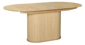Raztegljiva jedilna miza z dodatno ploščo v hrastovem dekorju 95x180 cm Nola – Unique Furniture