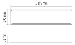 LED vgradni panel PROFI LED/40W/230V