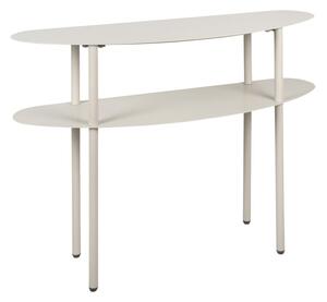 Siva kovinska stranska mizica 28x90 cm Riqueza – Leitmotiv