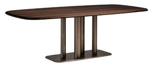 Jedilna miza v orehovem dekorju 110x220 cm Melvar – Kave Home