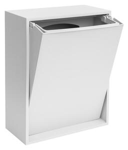 Sijajno bel koš za smeti za ločevanje odpadkov/stenski iz reciklirane plastike Recycling Box – ReCollector