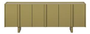 Zelena TV omarica iz masivnega bora 152x53x46 cm Basu – WOOOD