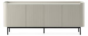 Kremno bela komoda 200x80x40 cm Willa – MOME
